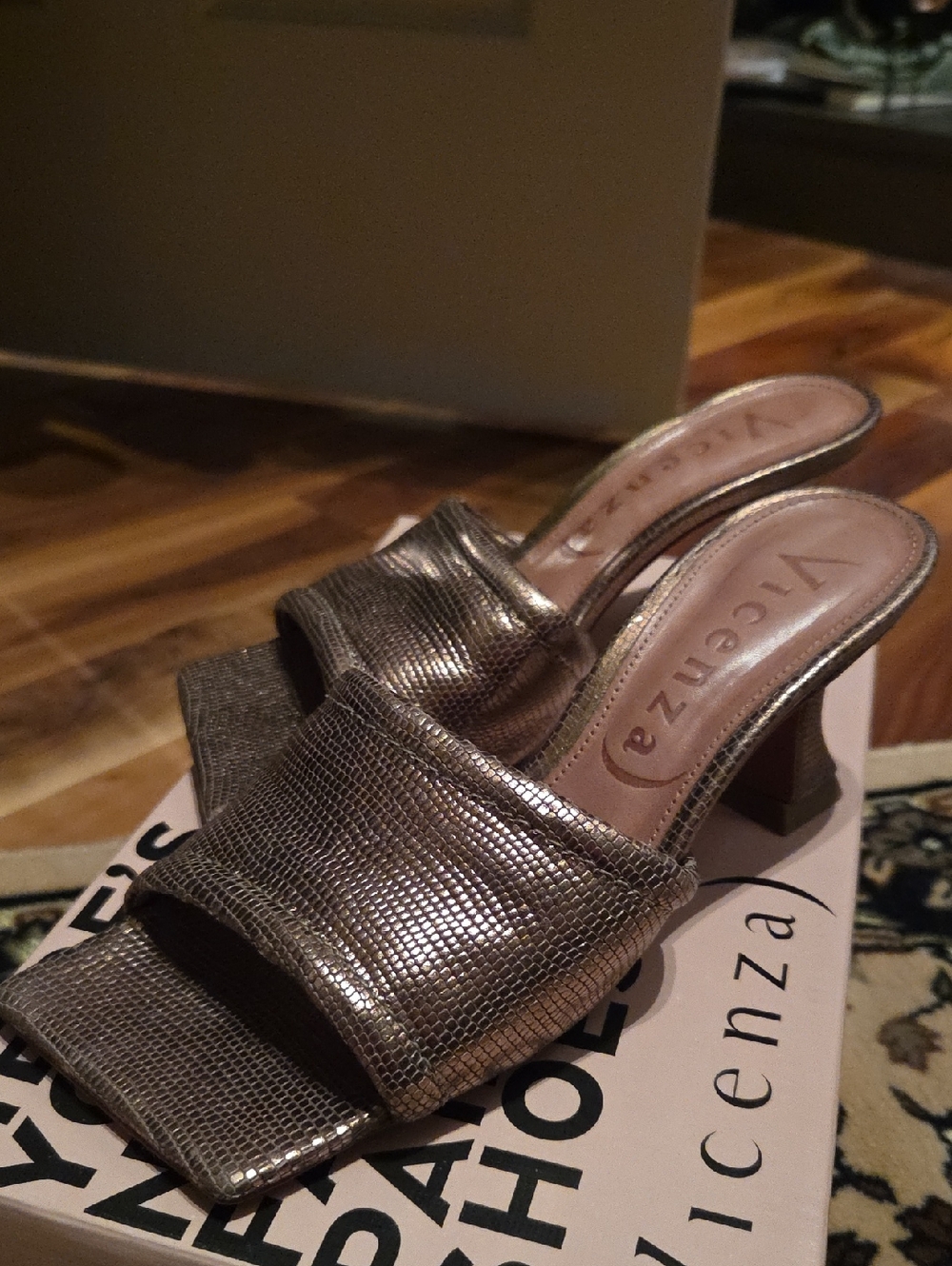 Vicenza Slide Heel Dress Sandals